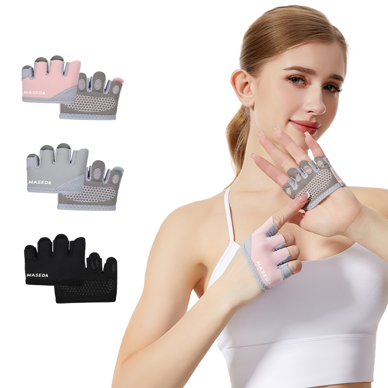Pair of Fitness Fingerless Glo - đánh giá và giá Yoga Mat
