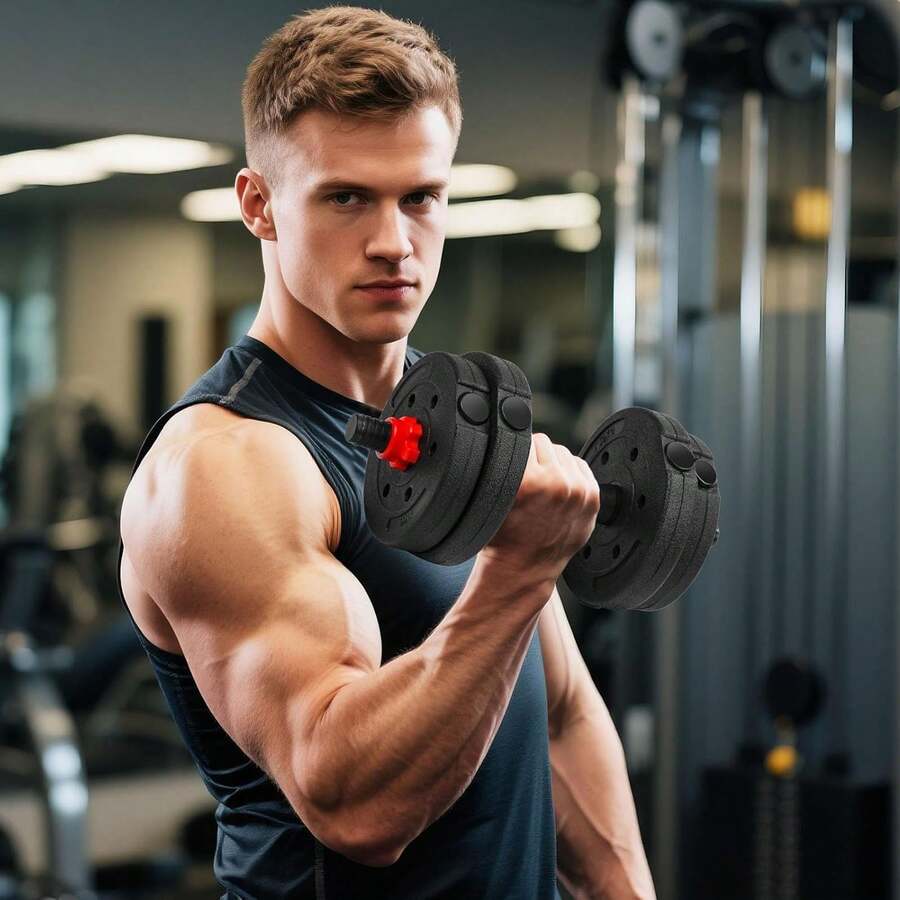 22lbs Free Weight Set With Con - đánh giá và giá Dumbbell Set