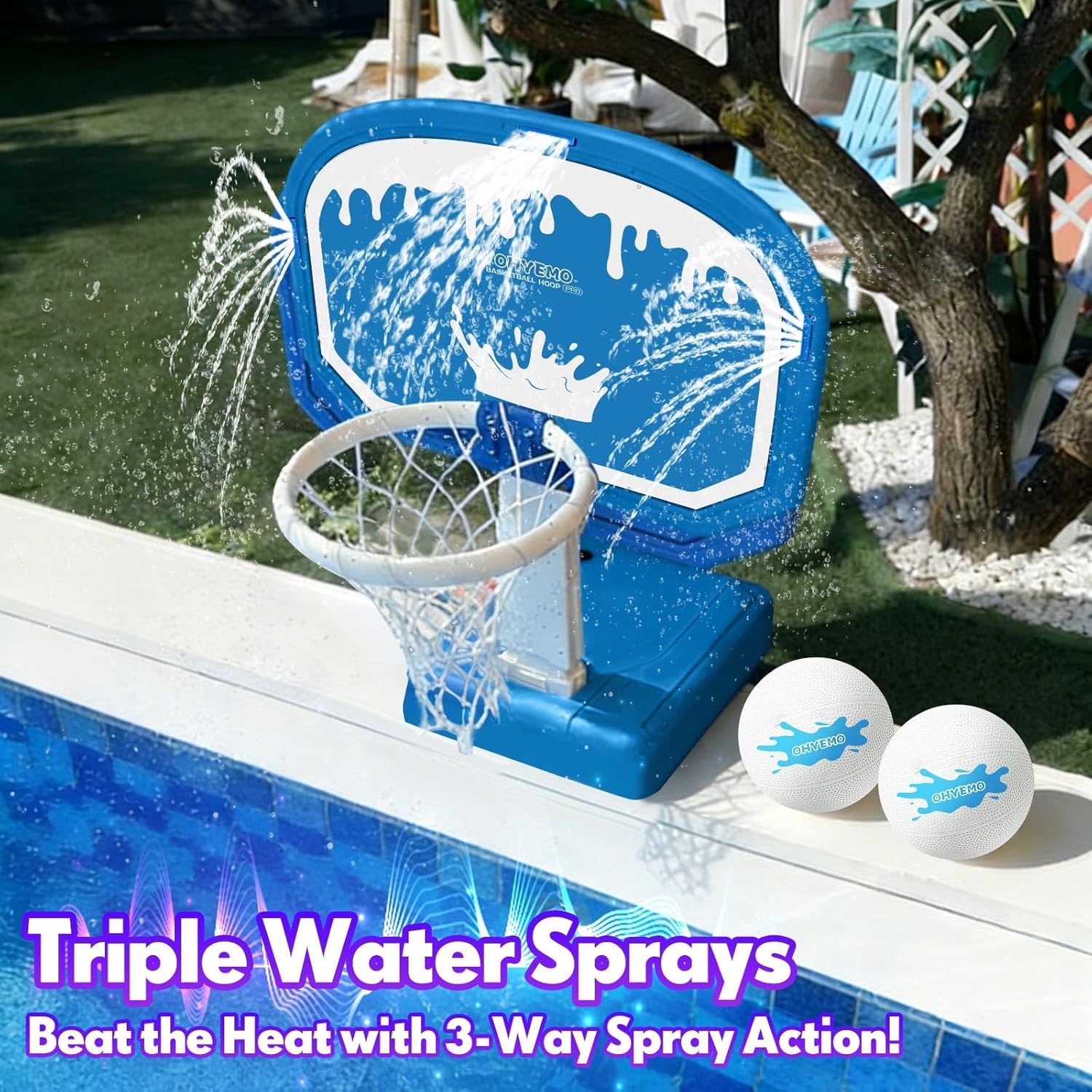 Oversized LED Pool Basketball  - đánh giá và giá Basketball Hoop