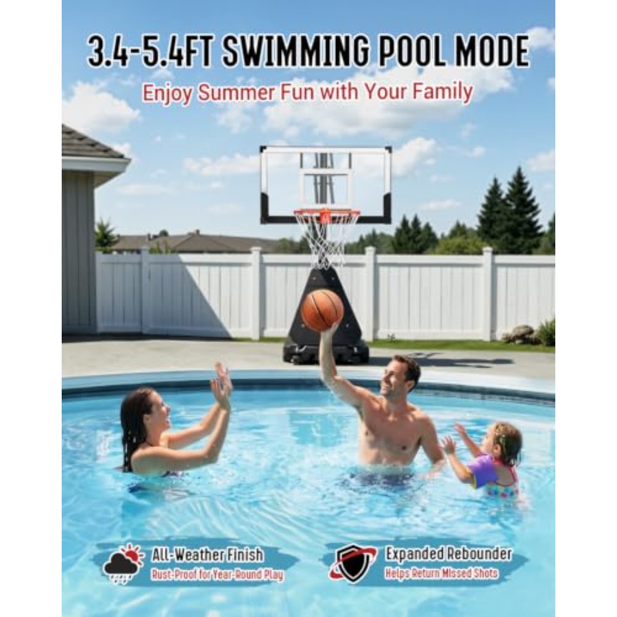 Basketball Hoop for Poolside P - đánh giá và giá Basketball Hoop