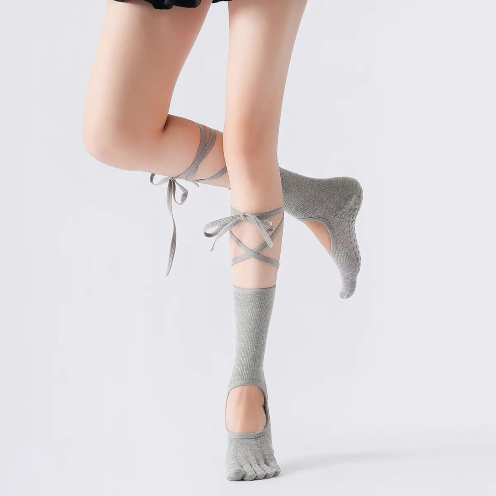Lace-up Ballet Yoga Socks Wome - đánh giá và giá Yoga Mat