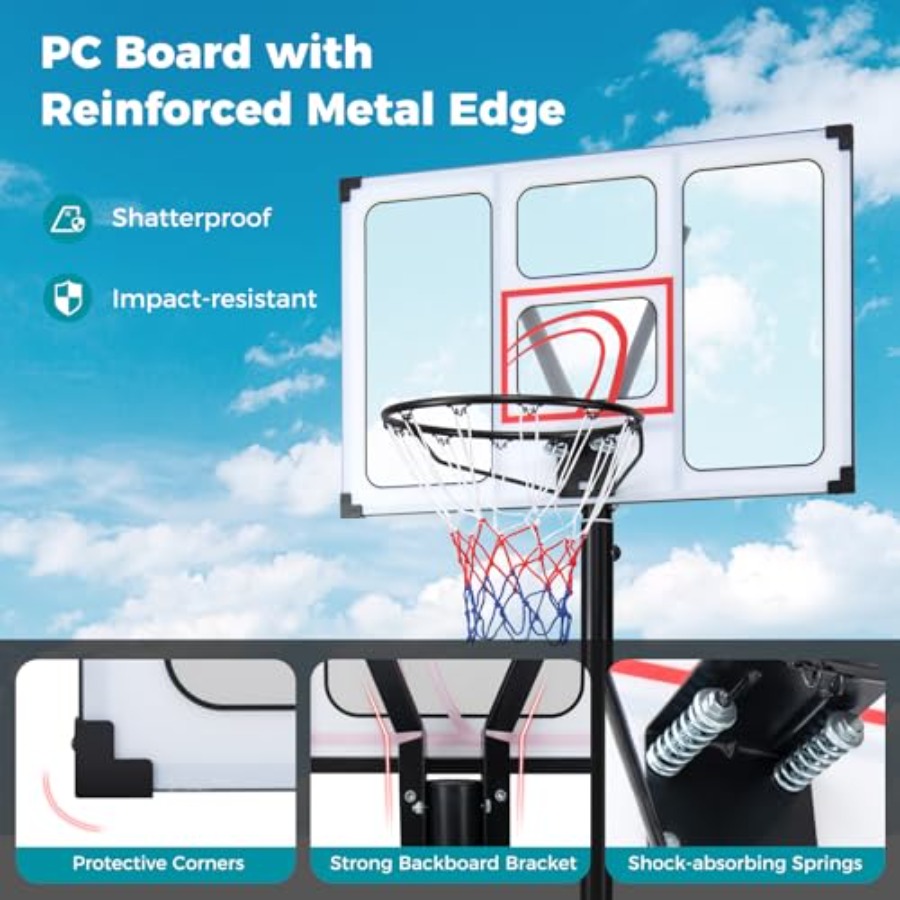 Outdoor basketball hoop for ba - đánh giá và giá Basketball Hoop