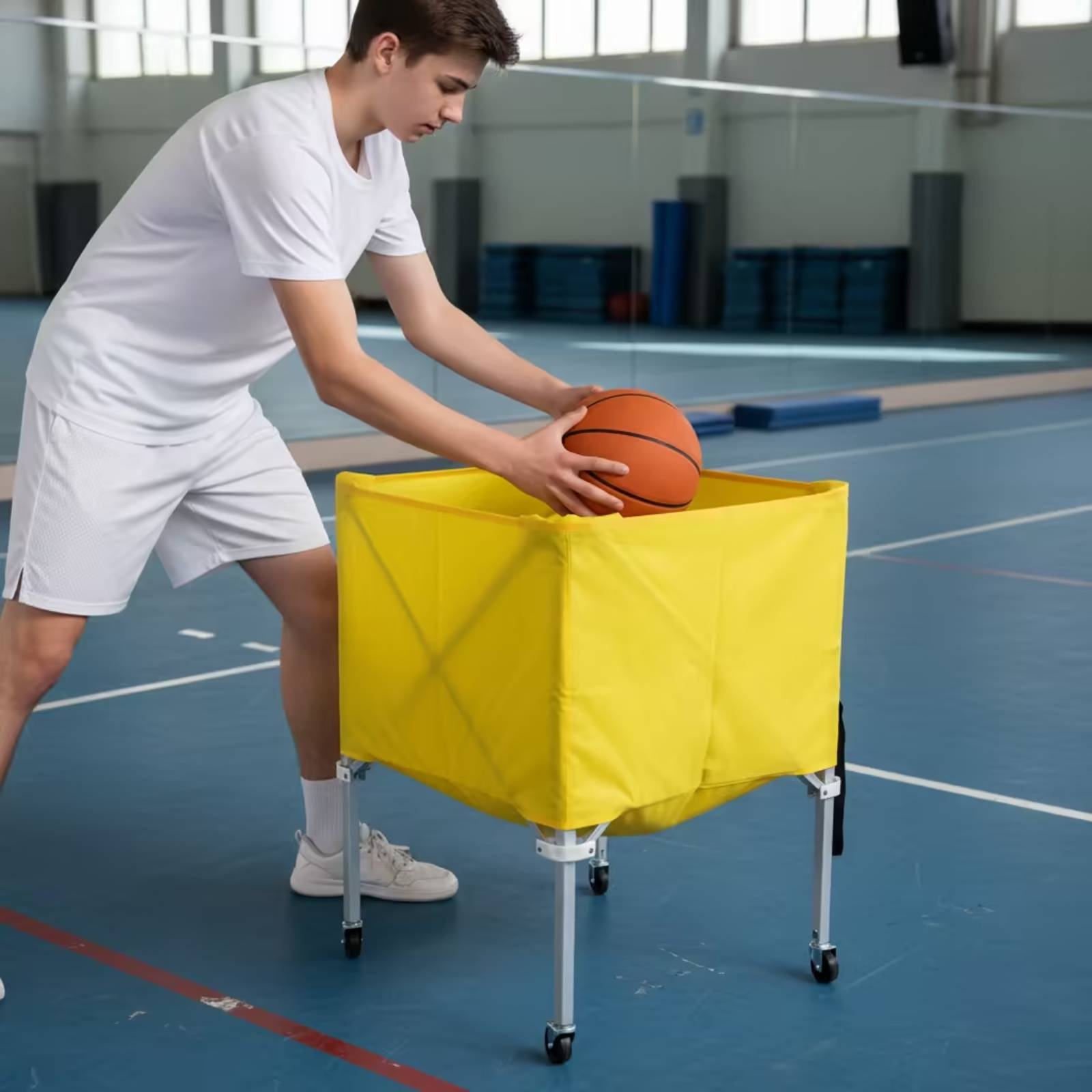 Collapsible Ball Cart Lightwei - đánh giá và giá Gym Ball
