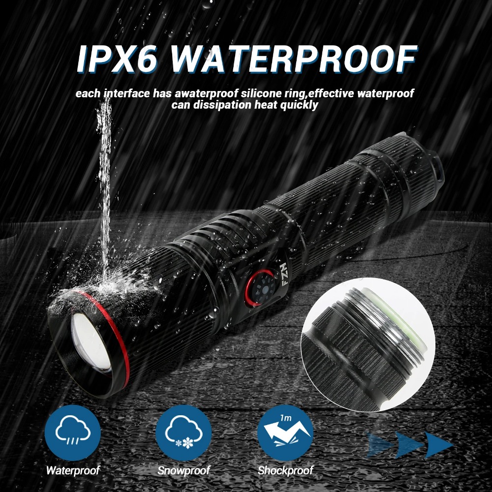 Powerful LED Flashlight Type C - đánh giá và giá Jump Rope