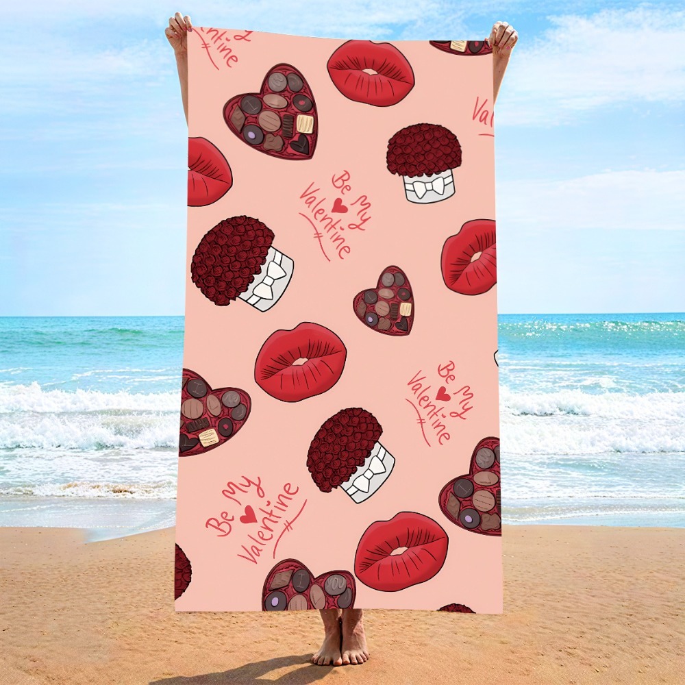 Heart Symbol Bath Towel 27x55i - đánh giá và giá Yoga Mat
